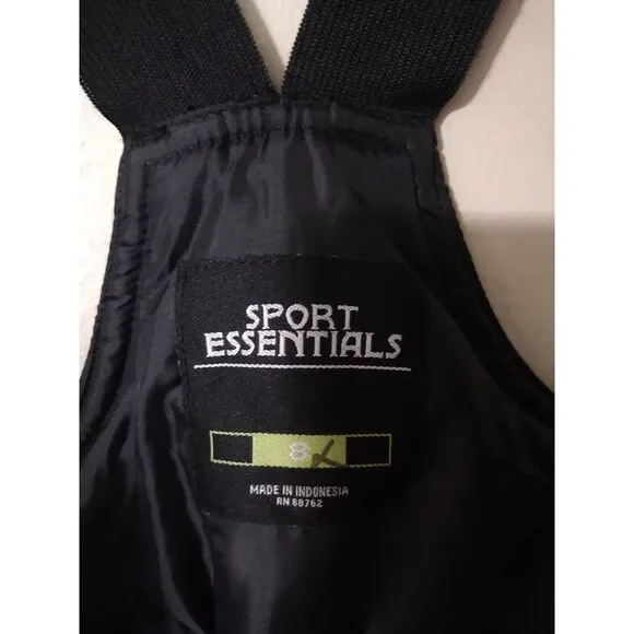 Sport essentials kids black snow overalls size 8 - Picture 4 of 5